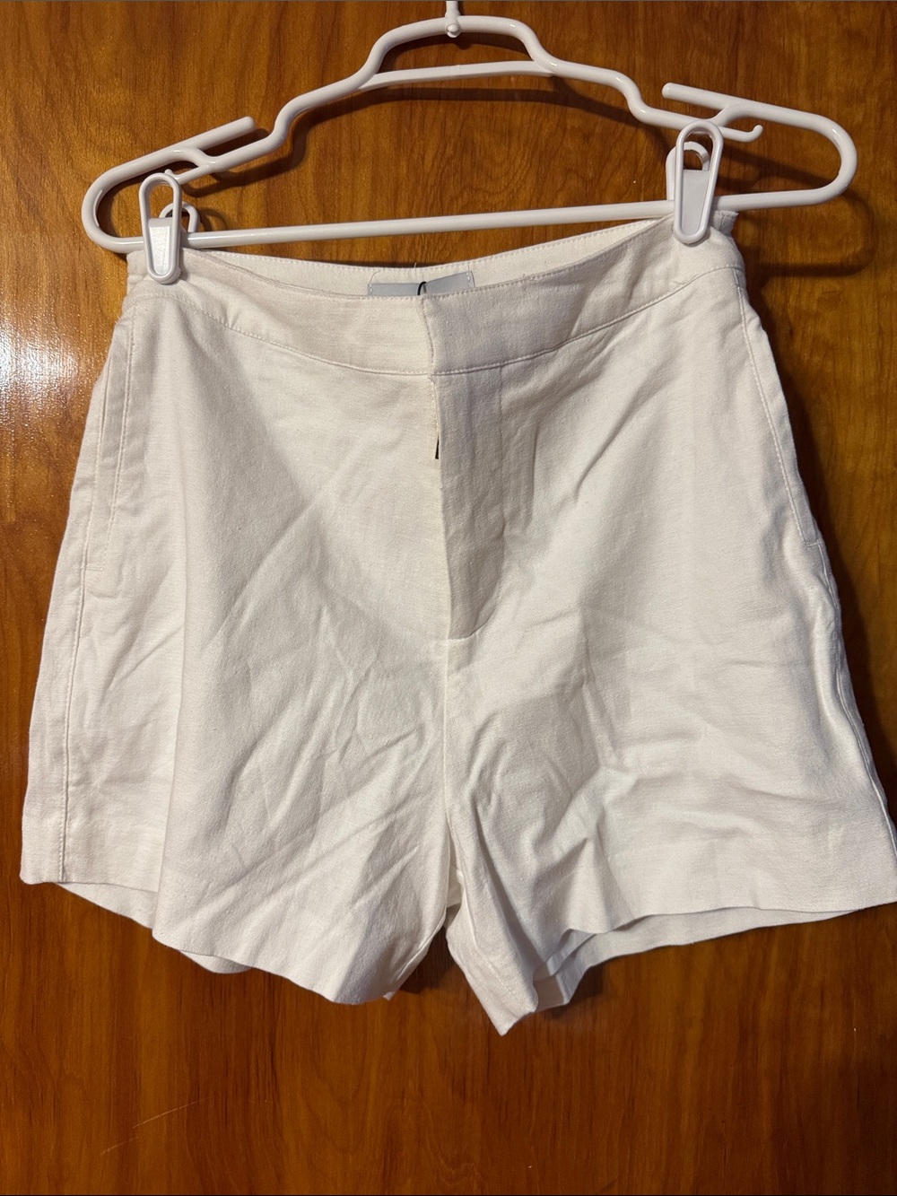 All Things Golden Linen Shorts NWT
